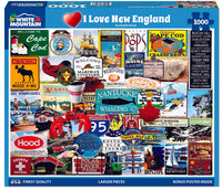 I Love New England 1000 Piece Puzzle