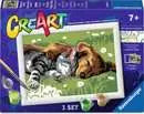 CreArt: Sleeping Cat and Dog