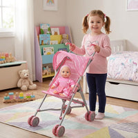 Stroller and Baby Doll Gift Set