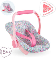 Blue & Pink Floral Baby Doll Carrier