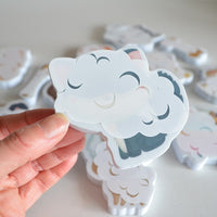 Color Changing Bath Stickers - Muddy Paws