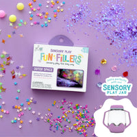 Glo Pals Sensory Jar Fun Filler Outer Space