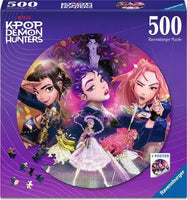 K-Pop Demon Hunters 500pc Round Puzzle