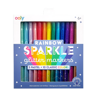 Rainbow Sparkle: Glitter Markers