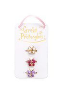 Boutique Butterfly Gem Rings 3 pack