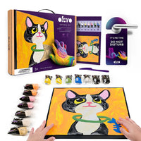 OKTO Coloring with Clay by Numbers - Cat