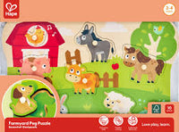 Farm Animal Peg Puzzle