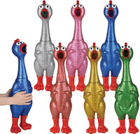 Giant Sparkle Rubber Chicken - Assorted