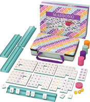 Mahjong Tile Set in Colorful Carrying Case