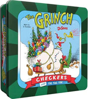 The Grinch Checkers and Tic Tac Toe