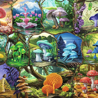 Beautiful Mushrooms - 1000 Piece Puzzle