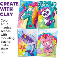 Coloring with Clay Unicorn