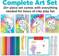 Coloring with Clay Unicorn