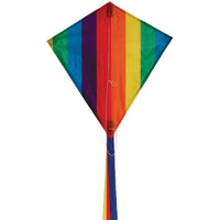 Rainbow Stripe 18" Diamond Kite