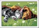 CreArt: Sleeping Cat and Dog
