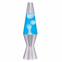 Lava Lamp 11.5" Blue/White
