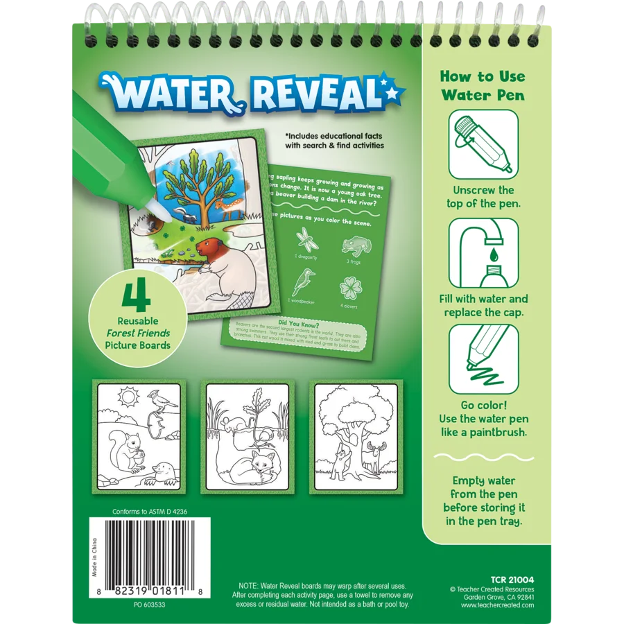 Water Reveal - Forest Friends | Noggin Factory Toy Shop