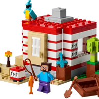 Lego Minecraft TNT Jungle House