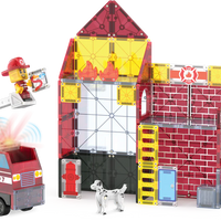 Magna-Tiles Fire Station 50 Piece Set