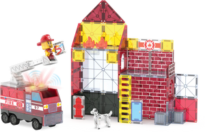 Magna-Tiles Fire Station 50 Piece Set