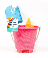 3pc Pink Sand Bucket Set
