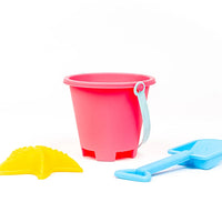 3pc Pink Sand Bucket Set
