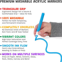 Magic Stix Washable Acrylic Markers, 36pk