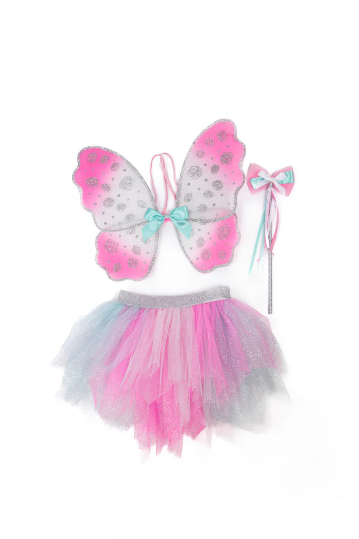Think Mint Pink Skirt, Wings, & Wand