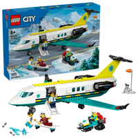 Lego City Emergency Air Ambulance Airplane