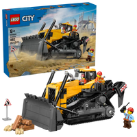 Lego City Yellow Bulldozer w/ Front Loader
