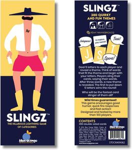 Slingz Card Game