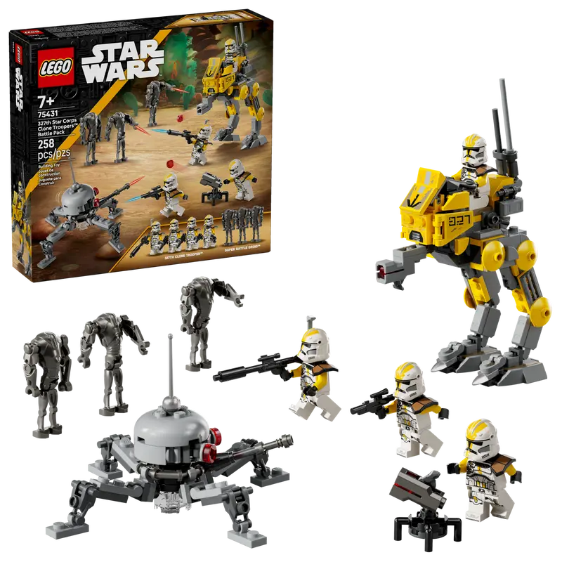 Lego Star Wars Star Corps Clone Troopers Battle