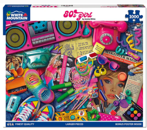 80s Girl 1000 Piece Puzzle