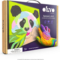 OKTO Coloring with Clay by Numbers - Panda