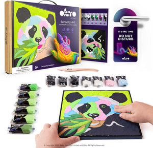OKTO Coloring with Clay by Numbers - Panda