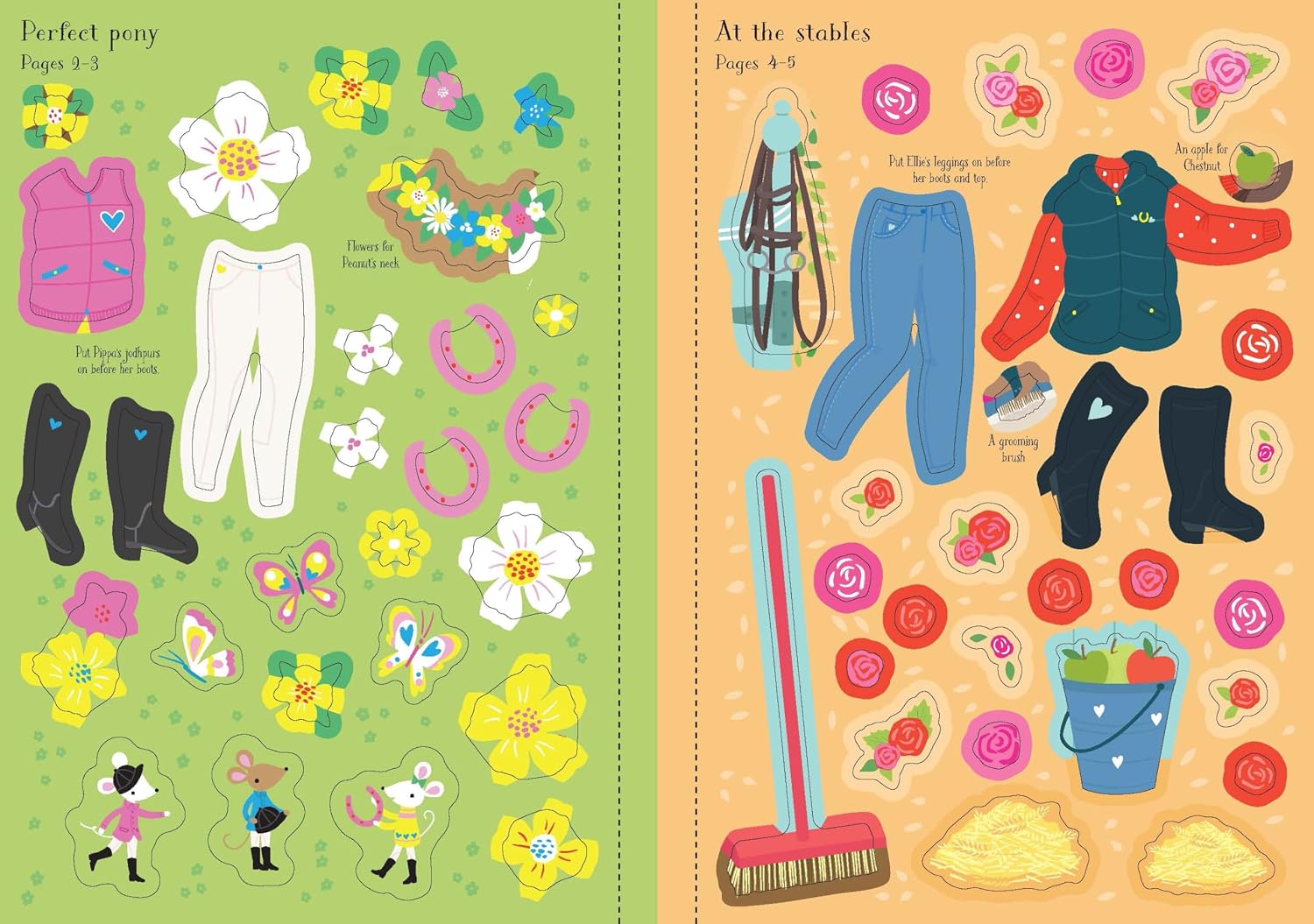 Little Sticker Dolly Dressing Ponies | Noggin Factory Toy Shop