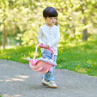 Blue & Pink Floral Baby Doll Carrier
