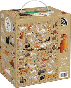 PUZZLOVE Cats 500 Piece Puzzle