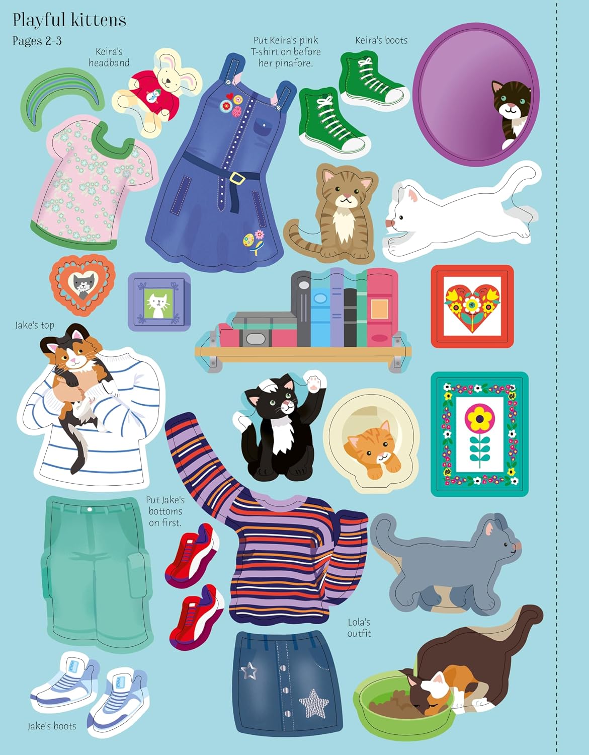 Sticker Dolly Dressing - Pets | Noggin Factory Toy Shop