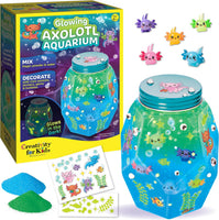 Glowing Axolotl Aquarium
