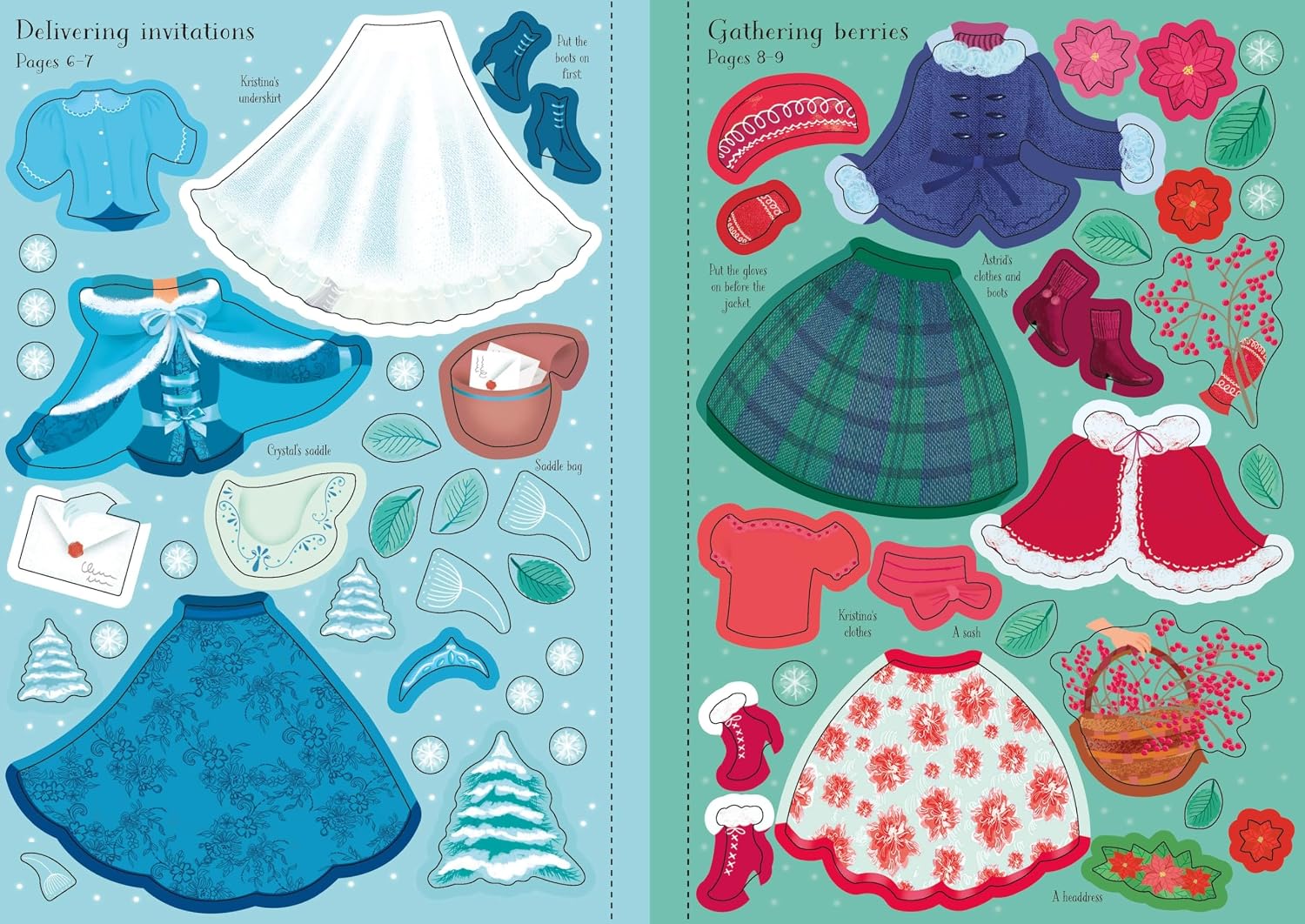 Little Sticker Dolly Dressing Snow Princess | Noggin Factory Toy Shop