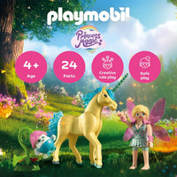 Collectible Unicorn: Sunshine Blossom with Fairy
