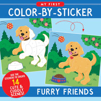 My First Color By Sticker Furry Friends
