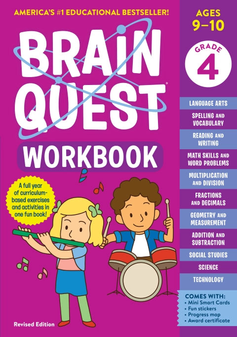Brain Quest Smart Cards For Grade 4