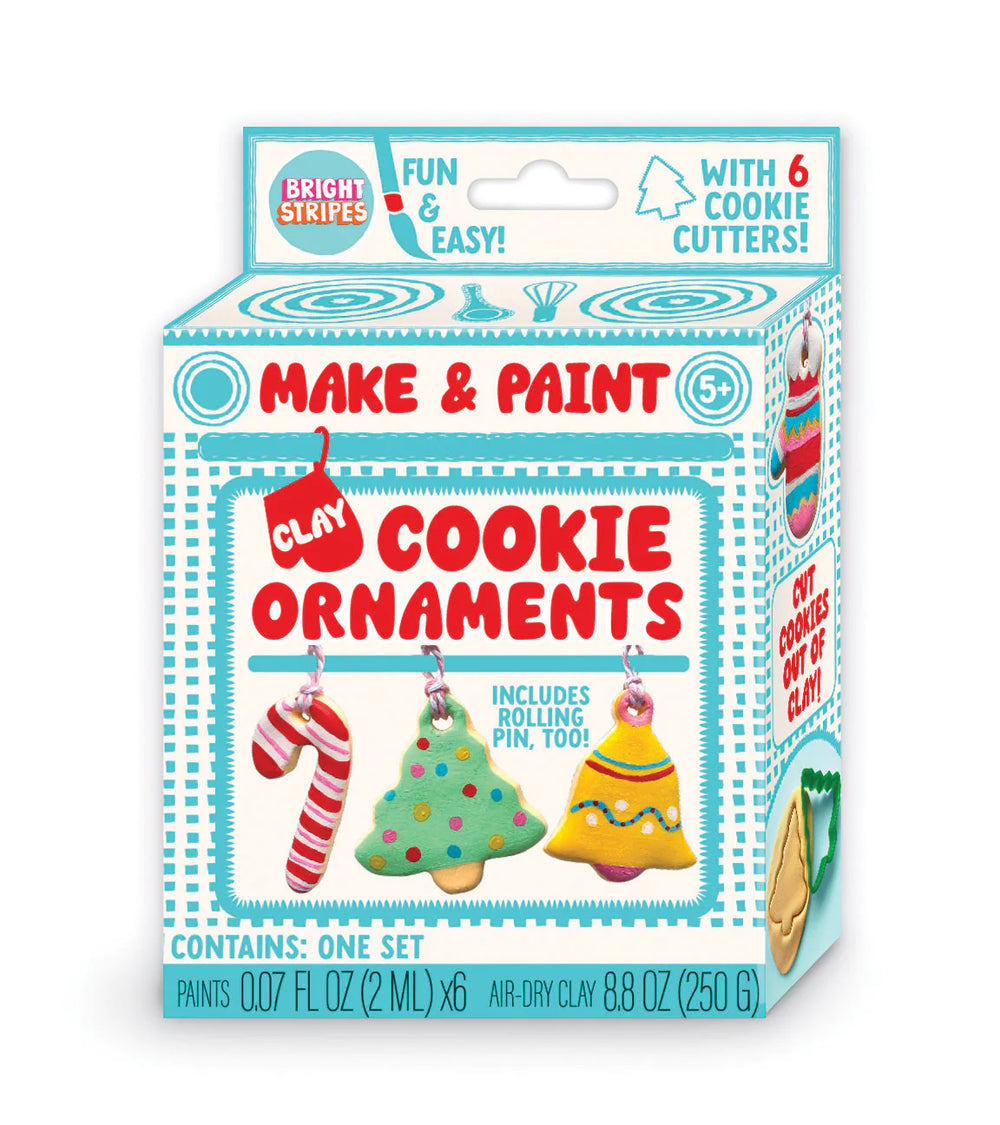 Make & Paint Clay Cookies Ornaments