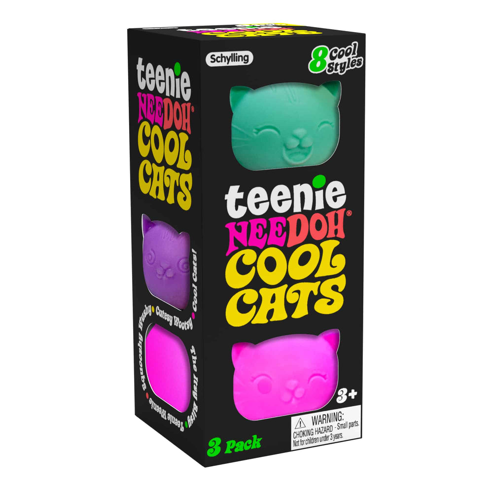 Teenie NeeDoh Cool Cats 3 pk
