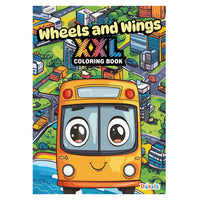 XXL Coloring - Wheels & Wings
