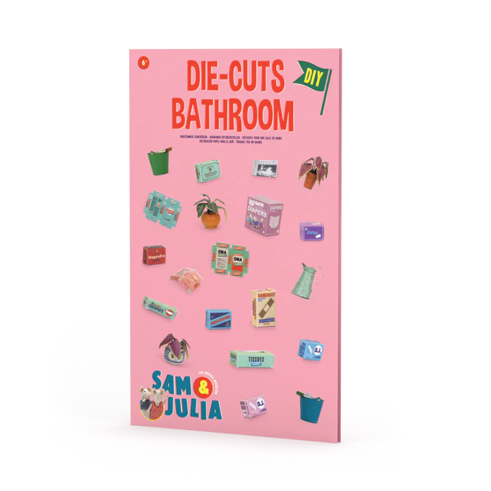 Sam & Julia Die-Cut Prints - Bathroom