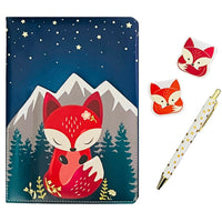 Sweetie Fox Pocket Journal With Pen
