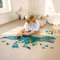 Dinosaur Shimmer Floor Puzzle, 202pc
